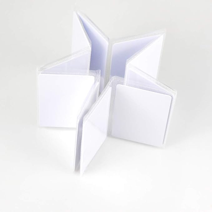 50pcs Changeable UID Smart Card, Rewritable 13.56MHz RFID IC Blank Card | RFID 13.56MHz Card Readable Rewritable UID Changeable PVC Material for 1K IC Card Clone Block 0 Sector 0 Blank Card