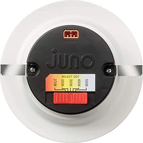 Juno 4BEMW SWW5 90CRI CP6 M2 E-Series LED Recessed Downlighting, Baffle Trim, 4-Inch, White (Pack of 12)