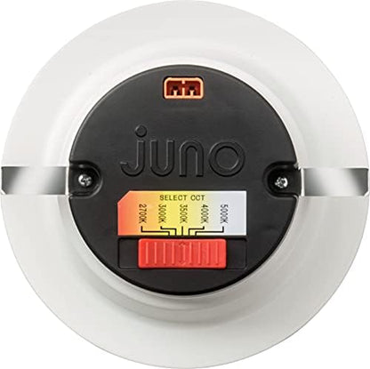 Juno 4BEMW SWW5 90CRI CP6 M2 E-Series LED Recessed Downlighting, Baffle Trim, 4-Inch, White (Pack of 12)