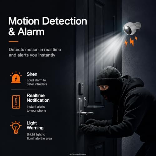 Security Cameras Wireless Outdoor, 2K Camera for Home Security