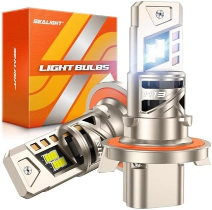 SEALIGHT H13 Light Bulb, 9008 LED Bulbs, 66,000LM for Driving, Pack of 2