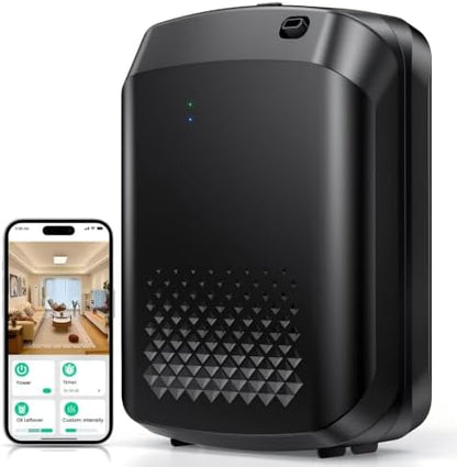 Waterless Essential Oil Diffuser 3000 Sq.Ft Coverage for Large Home Hotel Office, 400ml Cold Air Scent Machine for Aromathrapy, Bluetooth App Control, Quiet Aroma Diffuser Wall Amount Christmas Gift