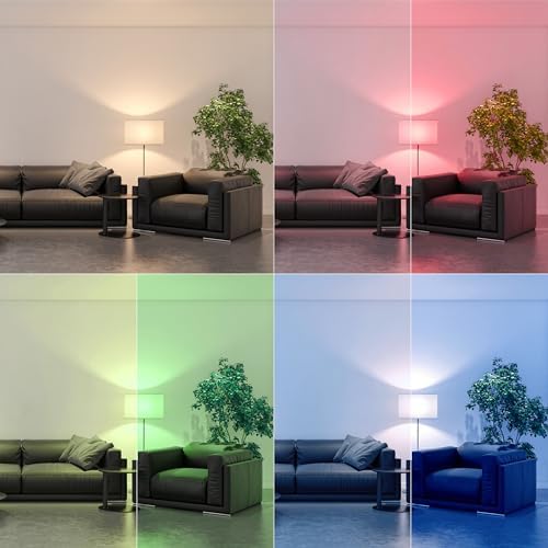 Feit Electric A19 LED Party Light Bulb, RGB Color Changing, E26 Base