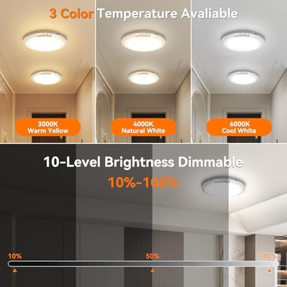 Rechargeable Ceiling Light with Remote, 10000mAh, 1 Pack