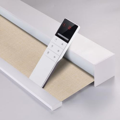 ZSHINE Motorized Blackout Roller Shades Remote Control Rechargeable(82067C)