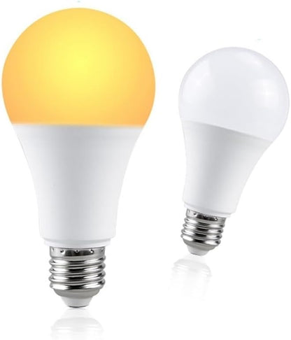 Fengyan Home Bulbs 2pcs/lot Led Bulbs E27 Radar Sensor Light Night Smart Infrared Body Induction LED Lamp 85-265V 10W 15W 20W 25W for Garden Hallway Corridor Household Lamp
