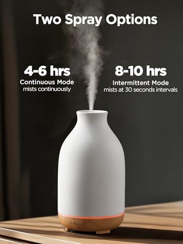 InnoGear 150ml Ceramic Essential Oil Diffuser, Diffusers for Home, Yellow