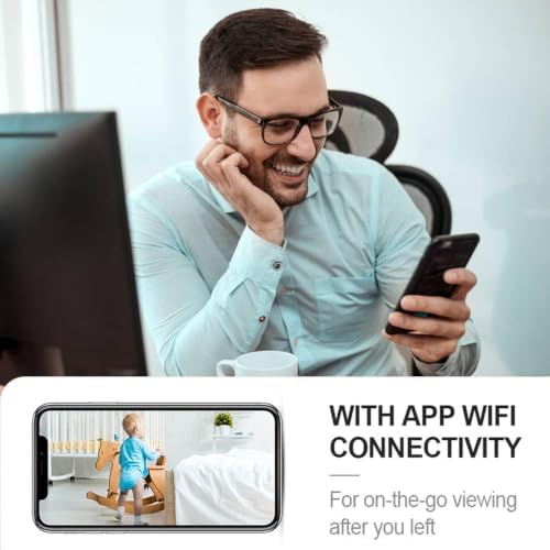 W-A2 Indoor Security Camera with Magnetic Mount & 100-Day Battery Life