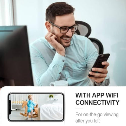 W-A2 Indoor Security Camera with Magnetic Mount & 100-Day Battery Life