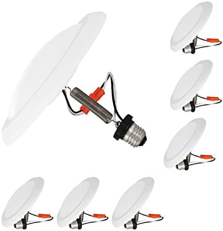 Jolux 7.5" LED Disk Light,Retrofit Flush Mount Ceiling Light, Dimmable