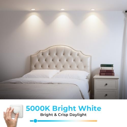 GvvooHome 24 Pack BR30 LED Flood Light Bulbs, 7W (65W Equivalent), 5000K Daylight White, 650 Lumens, E26 Base, Dimmable, Indoor Recessed Can Lighting for Living Room, Bedroom, Kitchen