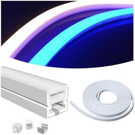 Silicone LED Diffuser Channel Flexible Neon Rope Strip Light Tube