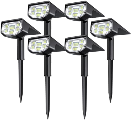 AloftSun Solar Spot Lights Outdoor , Solar Lights Outdoor Waterproof