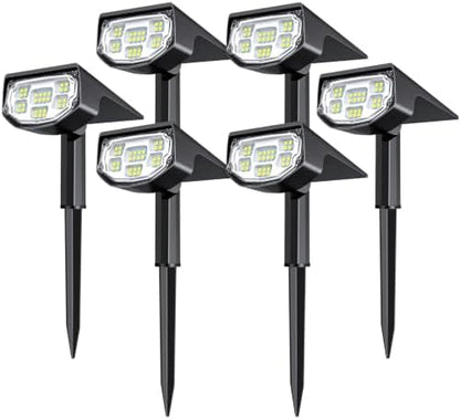 AloftSun Solar Spot Lights Outdoor , Solar Lights Outdoor Waterproof