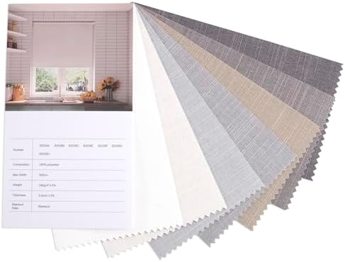 ZSHINE Motorized Blackout Roller Shades Remote Control Rechargeable(Swatch)