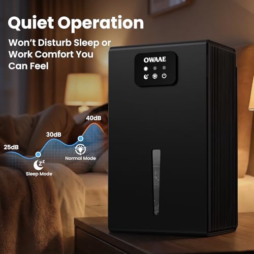 Dehumidifier for Home with Auto Shutoff Sleep Mode, 1000 Sq Ft