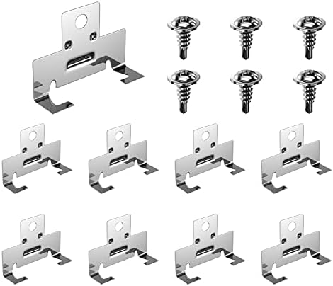 ROOWINTOO Recessed Light Clips for retrofitting recessed Light canisters, Downlight recessed Light Clips for use with Torsion Springs 100 Pack (50 Pairs)
