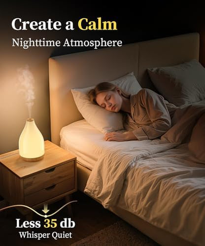 Waterdrop Essential Oil Diffuser, Modern Aroma Diffusers for Home