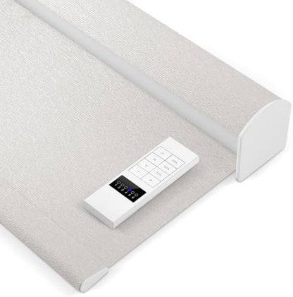 ZSHINE Motorized Blackout Roller Shades Remote Control Rechargeable(82141F)