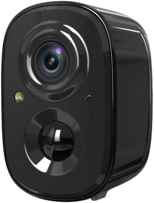 VicoHome CG6 Outdoor Camera Wireless, 2K Color Night Vision, AI Motion Detection, 2-Way Talk, Battery-Powered WiFi, IP65 Weatherproof, Spotlight Siren Alarm, Free Cloud/SD Storage (Black)