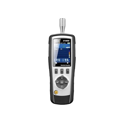 CEM DT-9850M PM2.5/10 Air Particle (0.3,2.5,10μm) with 2.8 inch TFT Color LCD Display Supports Photos and Camera, Temperature, and Humidity, Dust-Free Workshop and Hospital, etc