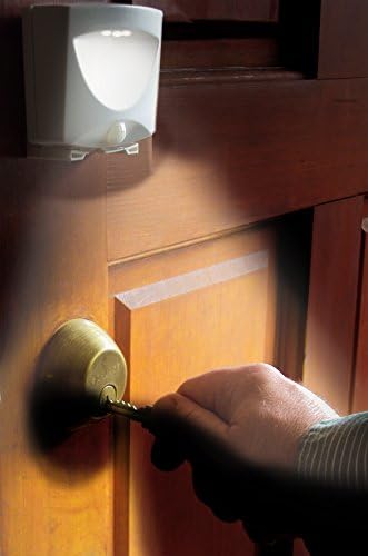 Maxsa 43341 Motion Activated Weatherproof Indoor / Outdoor Wireless LED Night Light, (3-Pack) - White
