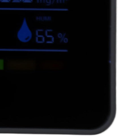 Portable CO2 Detector, 5-in-1 Air Quality Monitor with HCHO, TVOC, Temp, Humi, Ideal for Detecting Carbon Dioxide Concentration in the Air