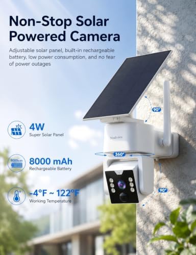 Security Cameras Wireless Outdoor 5G WiFi, Solar Outdoor Camera Wireless
