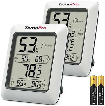 TempPro TempAir Digital Hygrometer Indoor Thermometer Room Thermometer