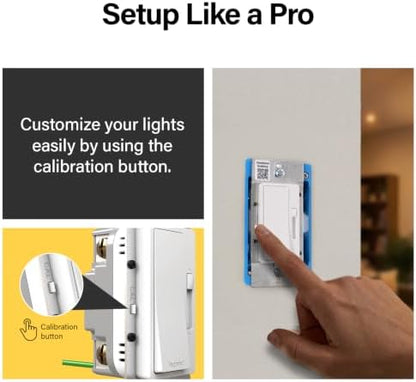 Legrand Radiant 150W LED Dimmer Light Switch 3-Way Rocker White 1 Pack
