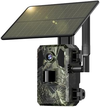 SEHMUA Trail Camera, 2K HD Live Streaming Game Camera AI Animal Detection