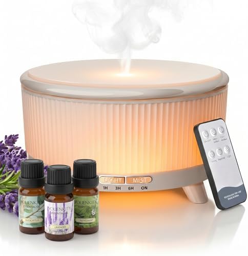 500ml Essential Oil Diffuser, Ultrasonic Aromatherapy Humidifier