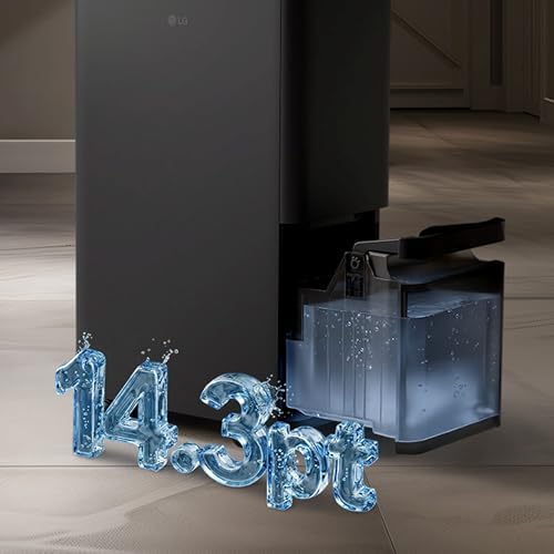 LG PuriCare™ 50 Pint/day, Energy Star, w/WiFi, Smart Compressor Dehumidifier with Drain Hose, Auto Shut off, Quiet, perfect for Basement, Bedroom, Home