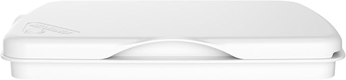 Rev-A-Shelf 32 Qt Under Sink Garbage Can Lid for Base Kitchen and Bathroom Cabinet, Replacement Plastic Trash Bin Lid Only, White, RV-32-LID-1-40