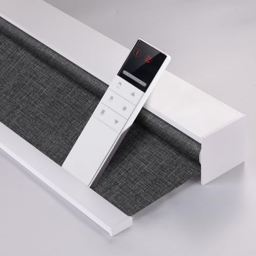 ZSHINE Motorized Blackout Roller Shades Remote Control Rechargeable(82133E)