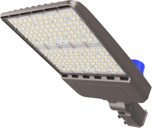 LED Parking Lot Light 300W 42000LM 5000K, Commercial Outdoor Area Lighting