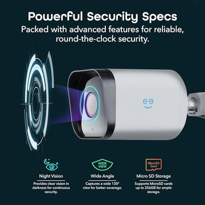 Geeni Hawk 3 1080P Outdoor Home Security Camera, Weatherproof, 1-Pack