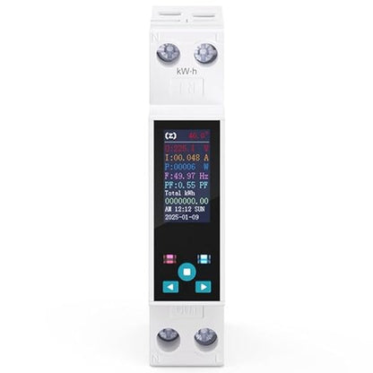 TONGOU Zigbee DIN Rail Smart Meter| 1-50A 90-240VAC 1P+N|Smart Switch with Real-time Power Monitoring| Remote Control via Tuya/Smart Life| Export/Clear Power Data| Recloser Function| FCC Certified