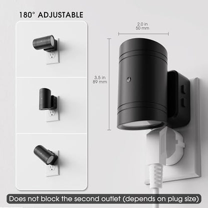 Briignite Night Lights Plug into Wall, 3CCT Modern LED Night Light
