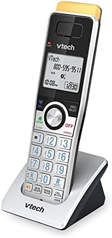 VTech IS8102 Additional Handset for IS8121 Series - Add Up to 5 Handsets, Super Long Range 2300 Ft, DECT 6.0, Bluetooth Connect to Cell, Call Blocking & Intercom