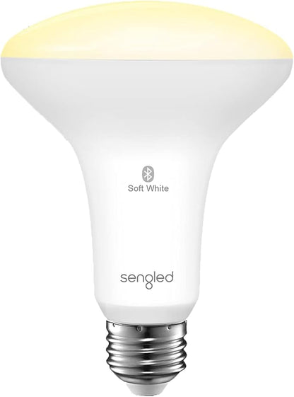 Sengled Light Bulb, BR30, S1 Smart Flood Light Bulb that Work with Alexa, Dimmable Led Lights, E26, Warm Light Bulbs, 65W Equivalent, No Hub Required, Soft White (2700k), 1-Pack