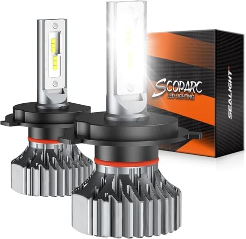 SEALIGHT H4 Headbulb Light 2026 Upgrade 80000LM Fog light, 3 min Plug and Play, 1:1 Size, Pack of 2