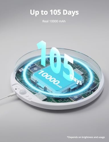 Bojim 10000mAh Battery Operated Ceiling Light with Remote RGB Backlight