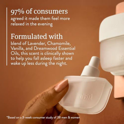 Drift Home Scent Diffuser Refills in Rest & Relax (2 Refills) - Adjustable and Long Lasting Diffuser Aroma - Clean Ingredients, Pet Safe, Device Not Included