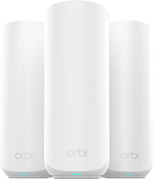 NETGEAR Orbi 370 WiFi 7 Mesh System Dual-Band, Up to 6,000 sq ft, 3 Pack