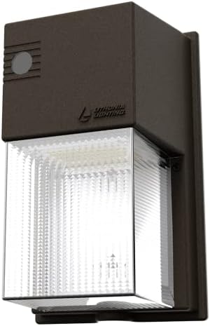 Lithonia Lighting 7" Mini LED Wall Pack Outdoor Light Dusk to Dawn