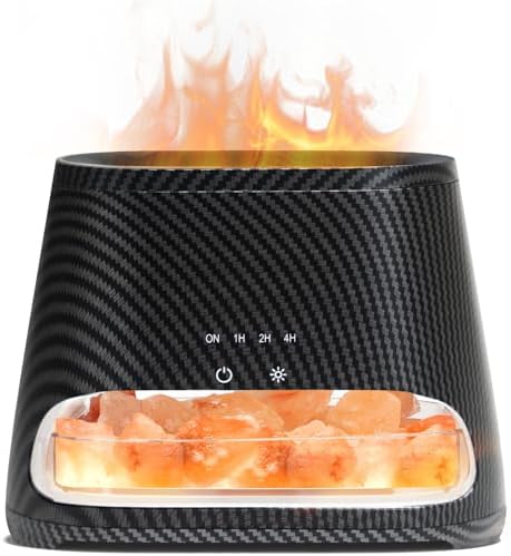 SALKING 2-in-1 Essential Oil Diffuser for Home,Himalayan Salt Lamp Diffuser