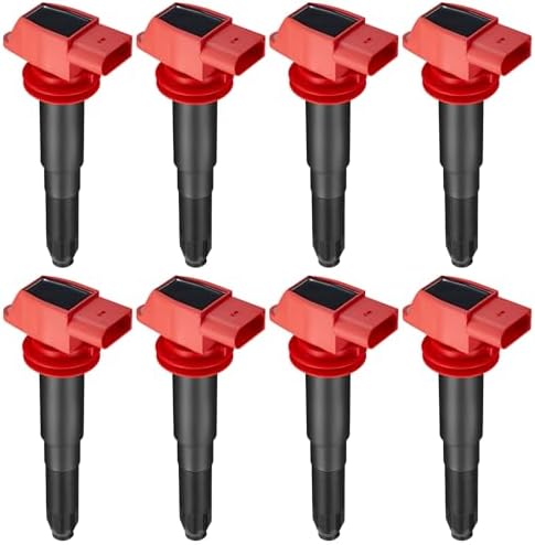 BDFHYK Ignition Coil Packs Compatible with Porsche 2008-2018 Cayenne, 2011-2016 Panamera V6 V8 3.6L 4.8L Coil for UF660 94860210402 94860210404 94860210406 Set of 8