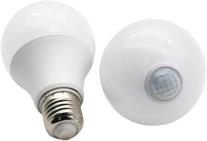 Lights, Pack of 2, LED PIR Motion Sensor Bulb E27 AC85-110V 5W/7W Auto Smart PIR Infrared Body Lamp, Household Bulbs