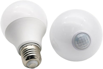 Lights, Pack of 2, LED PIR Motion Sensor Bulb E27 AC85-110V 5W/7W Auto Smart PIR Infrared Body Lamp, Household Bulbs